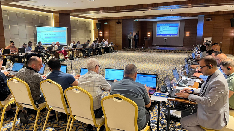 The Electoral Assistance Office of UNAMI delivering capacity-building training for the IT staff of Iraq’s Independent High Electoral Commission (IHEC), July 2022 (Photo: UNAMI/Facebook)
